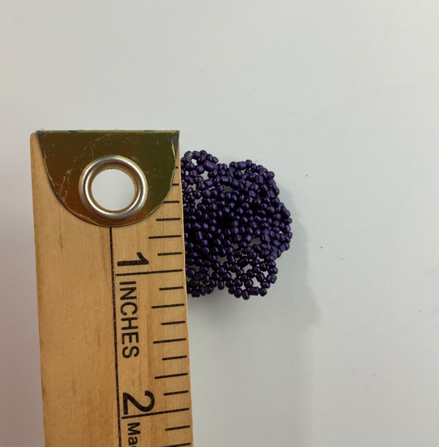 Handcrafted Artisan Statement Ring Flower Purple … - image 7