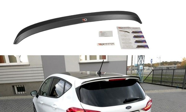 CUP Dachspoiler Ansatz Schwarz FüR Ford Fiesta MK8 Aufsatz Heckspoiler Spoiler-image