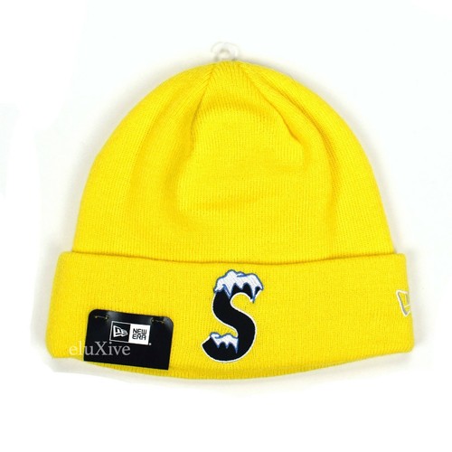 Logo Beanie Hat Cap Yellow FW20 DS 