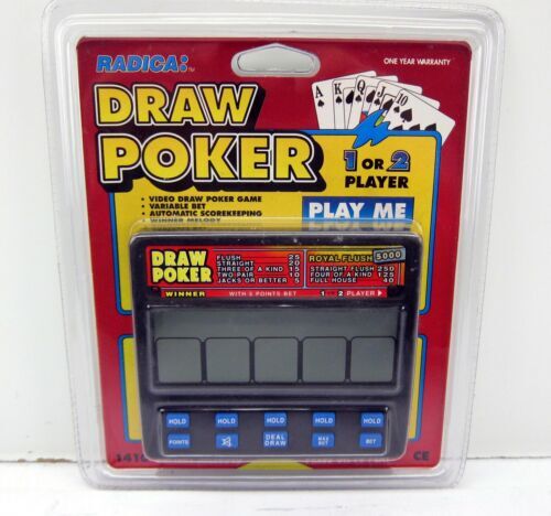 [新品未開封] Radica ポケットポーカー ロイヤルフラッシ3000 Vintage Radica Pocket Poker Model Royal Flush 3000 Untested | eBay