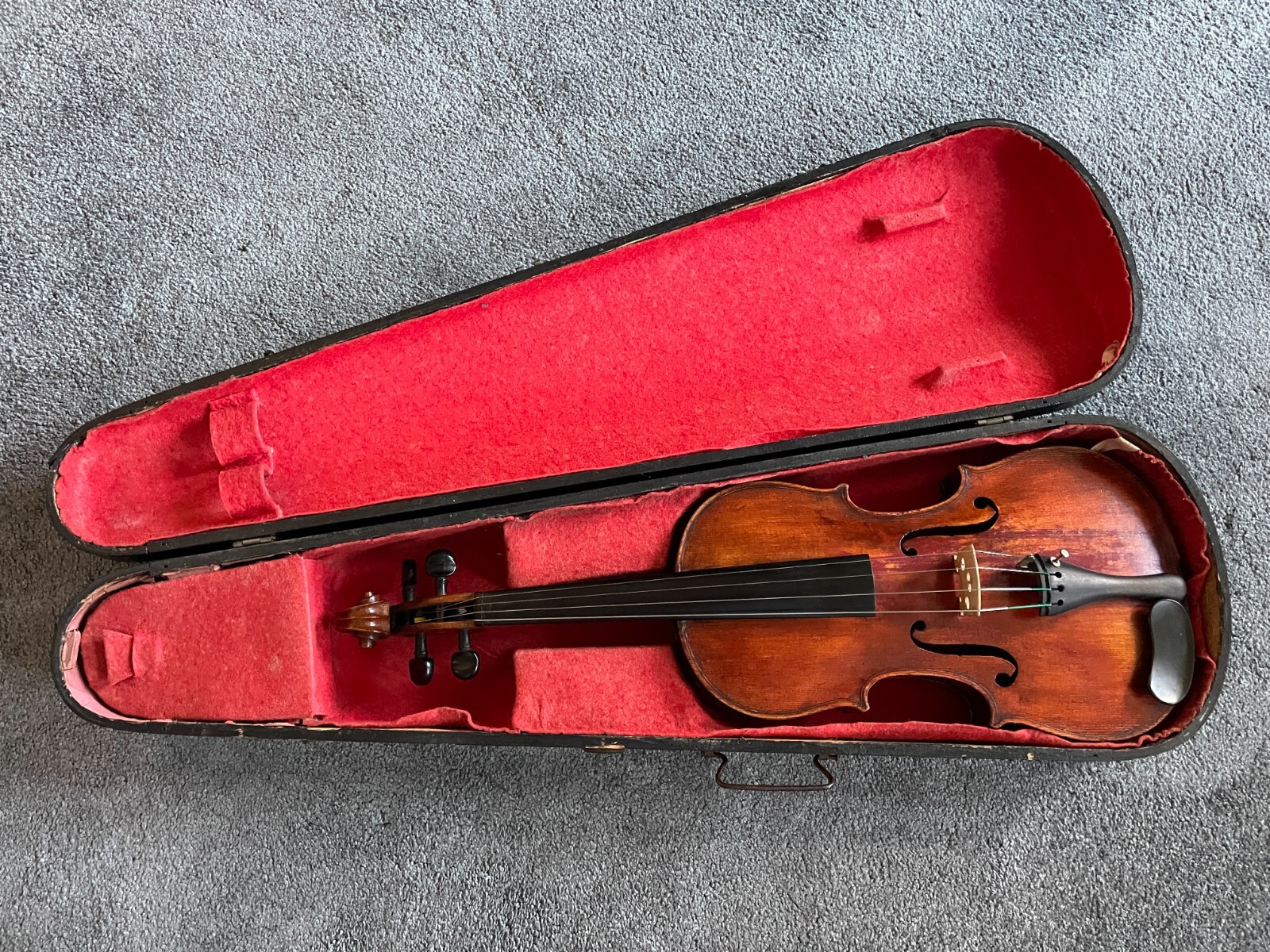 Antique Violin Full Size 4/4 with Coffin Case eBay