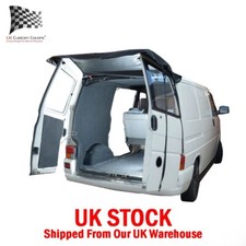 VW Transporter T4 Kombi Heck Scheunentor Markise Abdeckung (1990-2003) schwarz 568