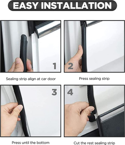 Rubber Edge Trim,Car Weather Striping,Door Rubber Seal Strip Trim Seal,Automotiv - Picture 3 of 6