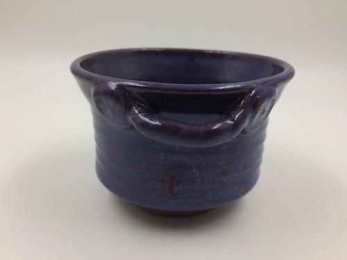 Bravo Pottery dip bowl with spreader Gordon Bryan cobalt blue handmade new - Picture 5 of 8
