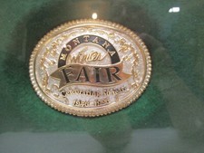 1946-1996 MONTANA Winter FAIR Celebrating 50 Years - FRAMED - BELT BUCKLE