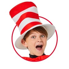 Dr. Seuss Kids Cat in the Hat Top Hat Costume Accessory