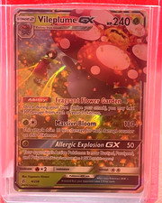 Pokémon TCG Vileplume GX Full Art Holo Card 211/236 Sm-Cosmic Eclipse