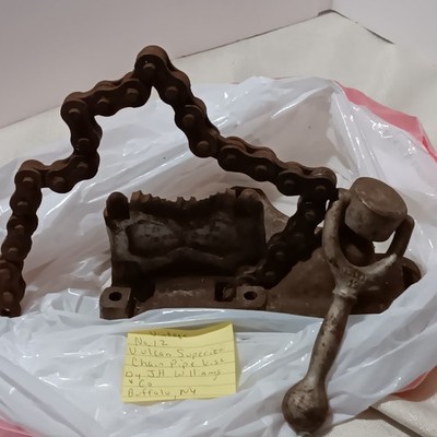 Vintage Vulcan Superior Chain Pipe Vise, No. 12, By J.H. Williams & Co.