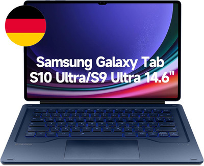 Dexnor Tastatur Hülle Für Samsung Galaxy Tab S10 Ultra/S9 Ultra 14.6 Zoll, Book