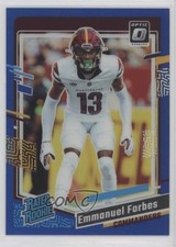 2023 Panini Donruss Optic Rated Rookie Blue Prizm /199 Emmanuel Forbes #299 0nr3