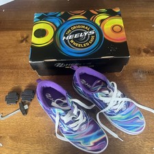 Heelys Pro 20 Prints Skate Shoes Purple Swirl Size Youth 6