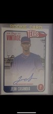 2020 Onyx Vintage - Autographs Jean Casanova #VAJC Blue Ink /200 (AU, RC)