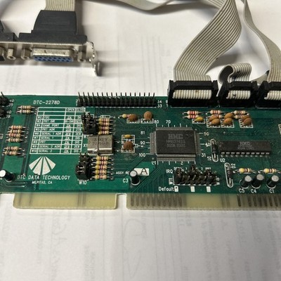 Data Technology DTC2278D 32-bit VESA VLC Floppy/Hard Disk Drive Controller Card
