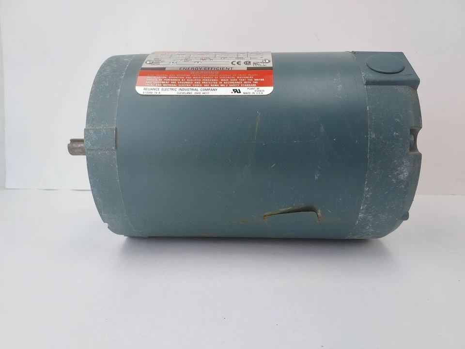 RELIANCE ELECTRIC AC MOTOR P56X1441W 1 HP 3PH 230/460 1725RPM - Image 3 of 4