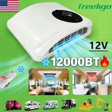 12000BTU 12V DC Rooftop Air Conditioner RV Truck A/C Unit 2 in 1 Cooling & Heat