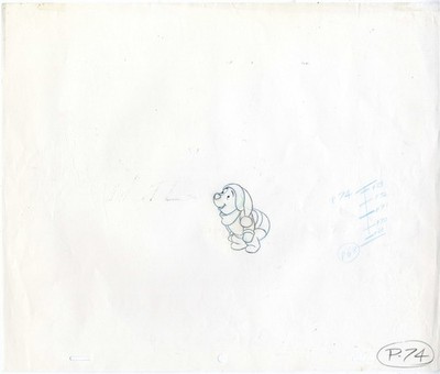 Original Production Drawing of Winnie the Pooh from Winnie the Pooh Discovers th