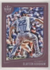 2019 Panini Diamond Kings Short Print Plum Framed Clayton Kershaw #142 id4