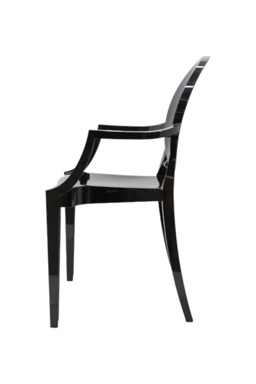 Kartell Louis Ghost Stuhl schwarz stapelbar für Innen- und - Sehr Gut, Foto 3 von 5