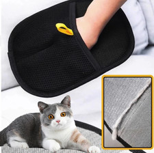 1pc Pet Grooming Glove Dog Cat Hair Remover Brush Shedding Cleaning Mitt - NEW