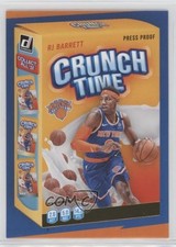 2020-21 Panini Donruss Crunch Time Press Proof RJ Barrett #1 0z0v