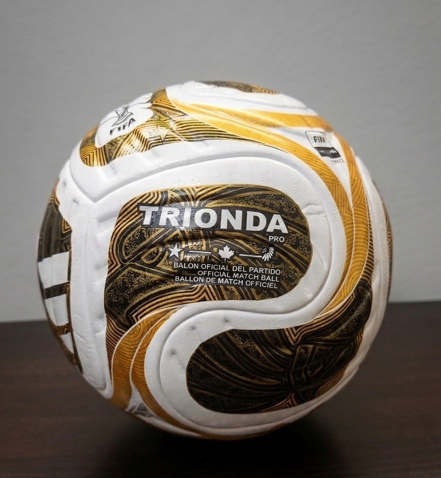 adidas FIFA World Cup 2026 Trionda PRO Gold Match Soccer Ball
