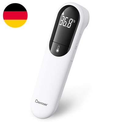 Berrcom Fieberthermometer Kontaktlos Infrarot Stirnthermometer Mit Neue Dual-Son