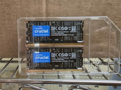 CT16G56C46S5 Crucial 16GB DDR5 5600MHz PC5-44800 Laptop SODIMM