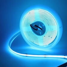 12V High Density COB LED Strip Lights Flexible Tape Rope Cabinet Kitchen Light