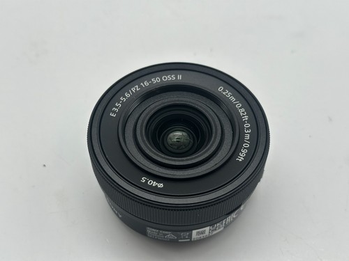 Sony E PZ 16-50mm f/3.5-5.6 OSS II Lens Black