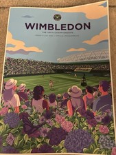 Men&rsquo;s Semi Finals Wimbledon Tennis Programme 2025 - Friday 11 June Brand New
