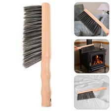 Fireplace Brush Wood Handle Hand Broom Cleaning Tool Duster Brush For Grill Use