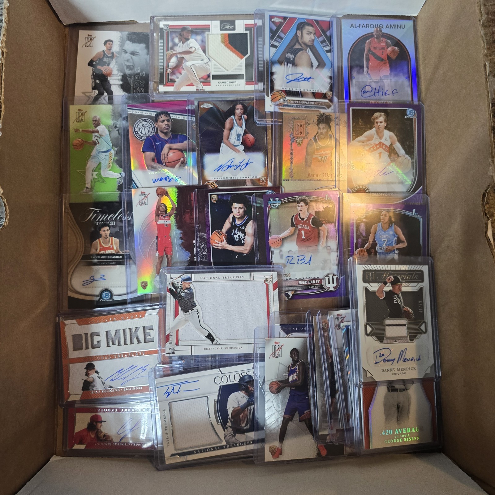 Sports Card Lot Collection Prizm Auto # Rookie Football Basketball Wembanyama