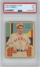 1934 Diamond Stars 39 Hubbell PSA 3.5 719135