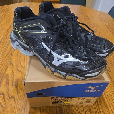 MIZUNO WAVE LIGHTNING RX2 WOMAN VOLLEYBALL SNEAKERS SHOES RED BLACK SIZE 9 black