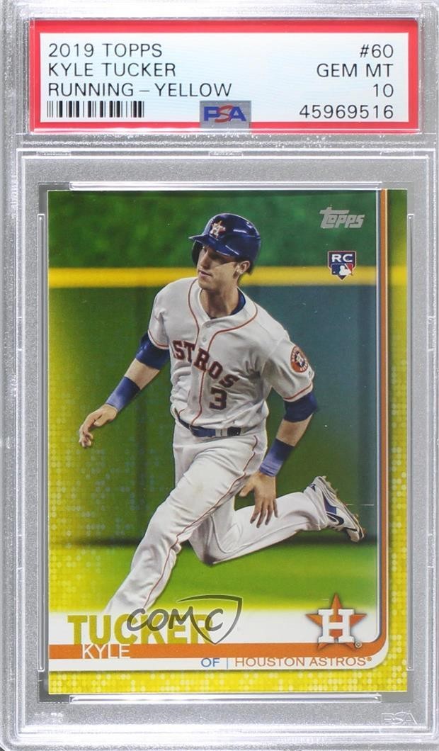 2019 Topps Walgreens Yellow Kyle Tucker #60 PSA 10 GEM MT te6