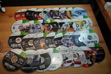 Xbox 360 Game Lot of 50 Discs Only - Call of Duty Red Dead Skyrim Skate 3 More