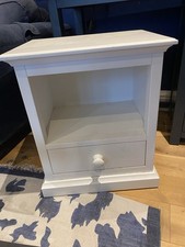 White Company Painted Bedside with Drawer - Excellent Condition