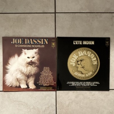 Joe Dassin 13 Chansons Nouvelles & L'Ete Indien Vinyl LP CBS Chanson Album d'Or