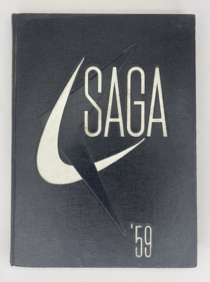 1959 Creston High School Yearbook Saga Grand Rapids Michigan 7th-12th Grades