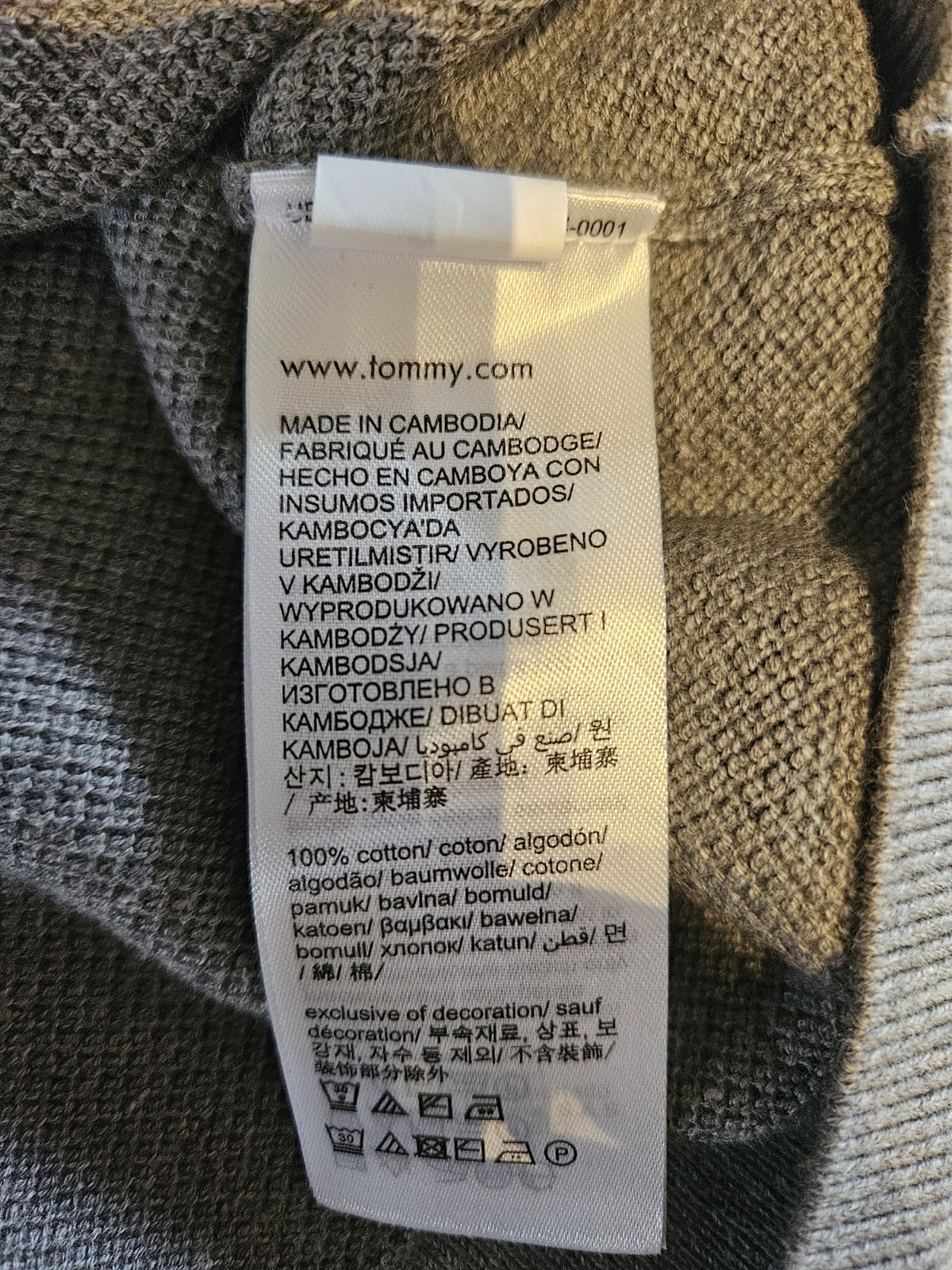 Tommy Hilfiger Grey Crewneck Jumper - Essential Cotton Layering image 6
