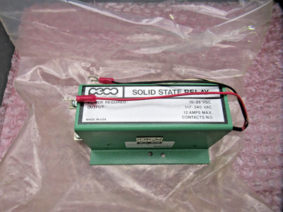 PECO SOLID STATE RELAY, C3050, 10-25VDC, 117-240VAC, 12 AMP MAX