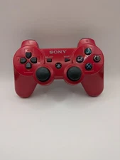 Sony Playstation 3 PS3 DualShock 3 Controller Red Genuine OEM CECHZC2U