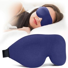 MZOO Luxury Sleep Eye Mask for Side Sleeper Men Women, Zero Eye Pressure 3D Mask