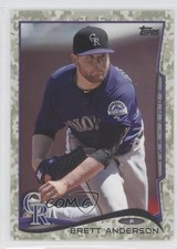 2014 Topps Update Camo 14/99 Brett Anderson #US-116 7d5