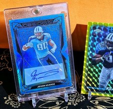 2024 Obsidian Jevon Kearse AUTO /25 BLUE Flood/BlUE Ink FULL COLOR MATCH Ⓜ️🔵
