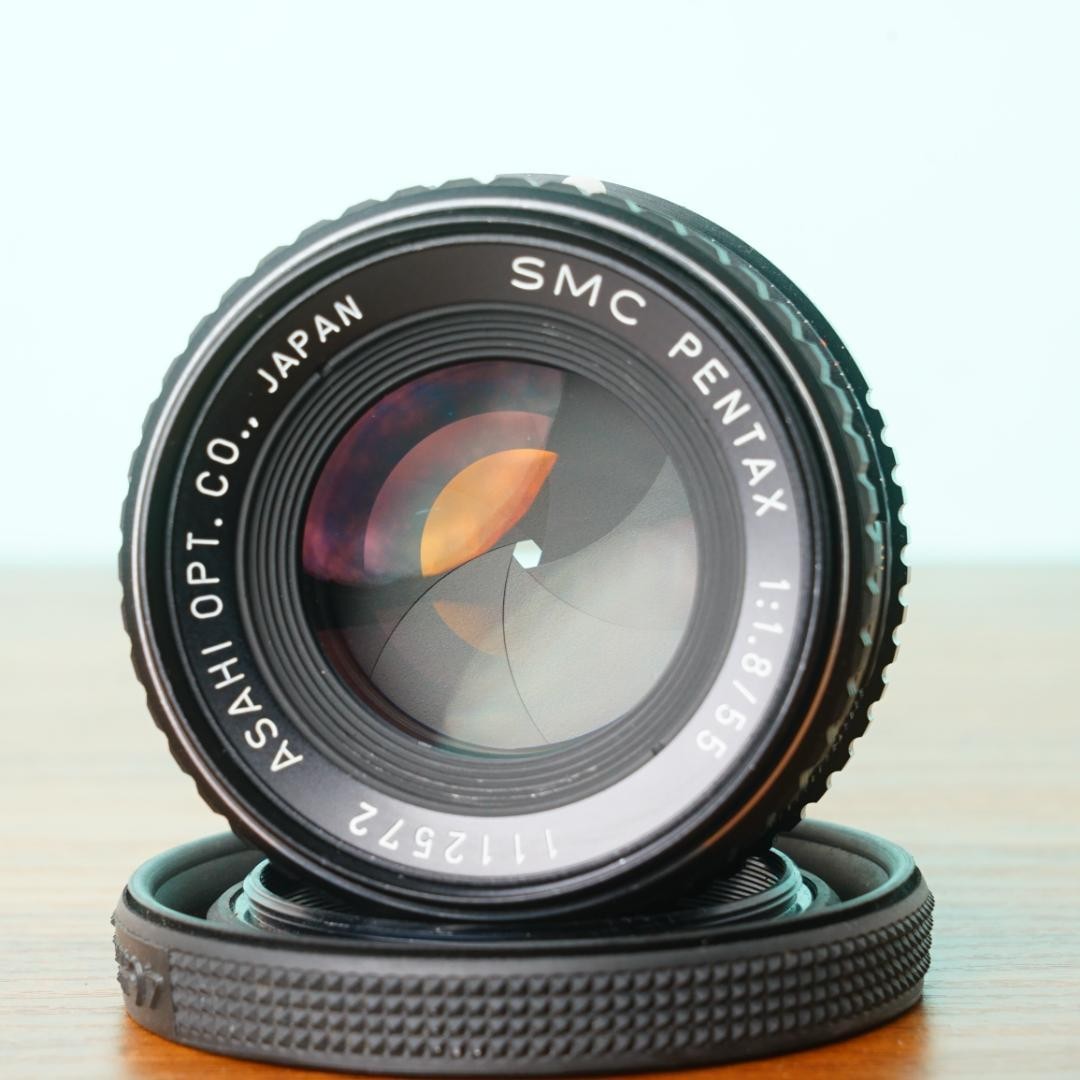 【完動品】PENTAX KX / MC PENTAX 55mm F1.8 Completely Operated Product Pentax Kx Black 55Mm F1.8 06/72