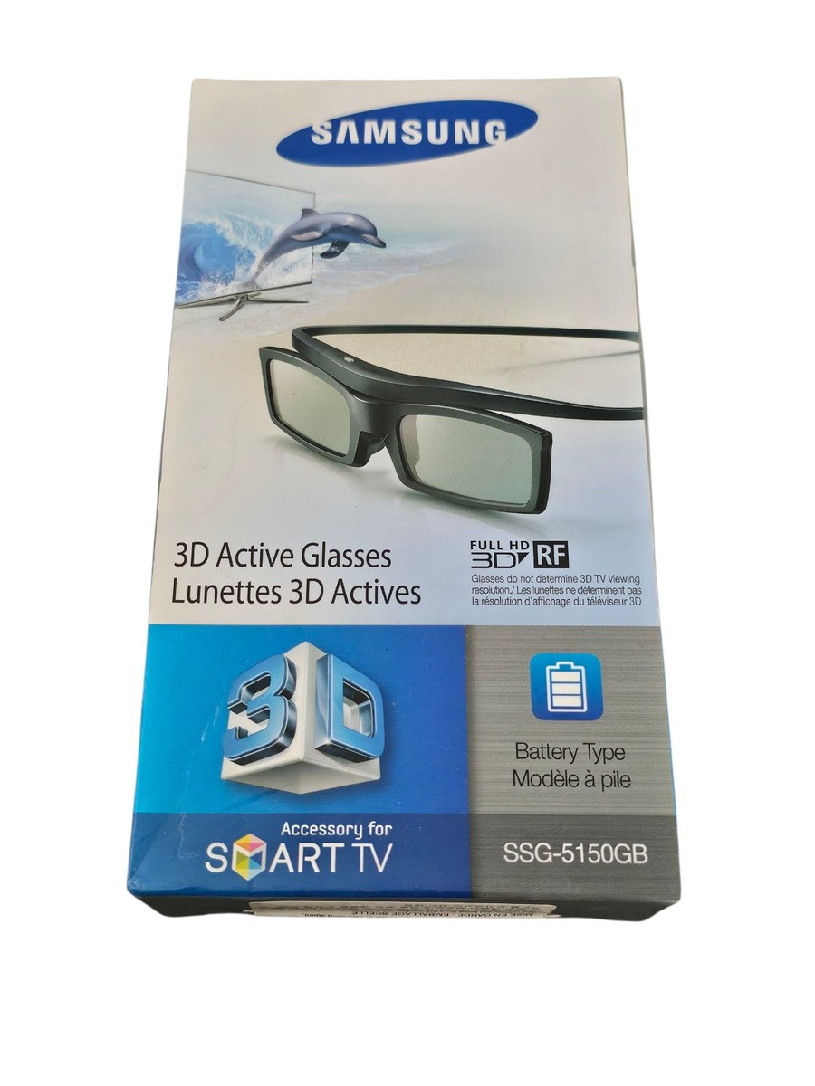 Samsung SSG-5150GB 3D Active Glasses Black New 887276965291|
