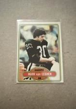 🟣1980 Topps Mark van Eeghen #510 Oakland Raiders Football Vintage