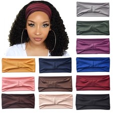 Carede 12 Pack Wide Headbands for 12 Count Pack of 1 , No9 Mixed 12 pcs