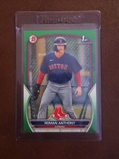 2023 Bowman 1st Roman Anthony Green Paper Rc Sp /99 Boston Red Sox